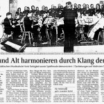 Chor und Orchester unter Leitung von Gabriele Hein