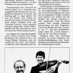 auch diese Besetzung ist "gnadenlos" offen, doch bein Üben hatten wir viel Freude, obwohl das Konzert wegen einer Bandscheibenop. verschoben werden musste und ich nur schwer wieder zu meiner vollen geigerischen Aktivität zurück fand.