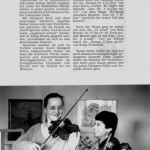 Dou - Konzert mit meiner ehemaligen Schülerin Angelika, die auch Musikerin wurde