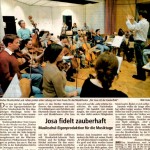 auch der "Josa mit der Zauberfidel" hat viel Freude bereitet beim Üben und bei den Konzerten