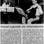 mit Christoph und seiner Gitarre entstanden mehrere Konzerte