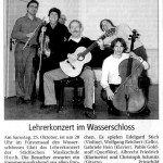 Lehrerkonzert im Fürstensaal