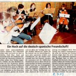 Unsere spanischen Freunde spielten katalanische Musik